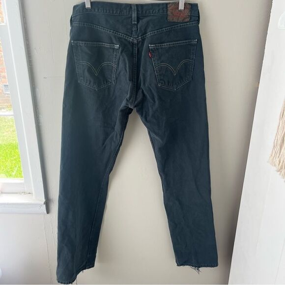 Levi’s Vintage Distressed Dark Turquoise Jean - Picture 4 of 6